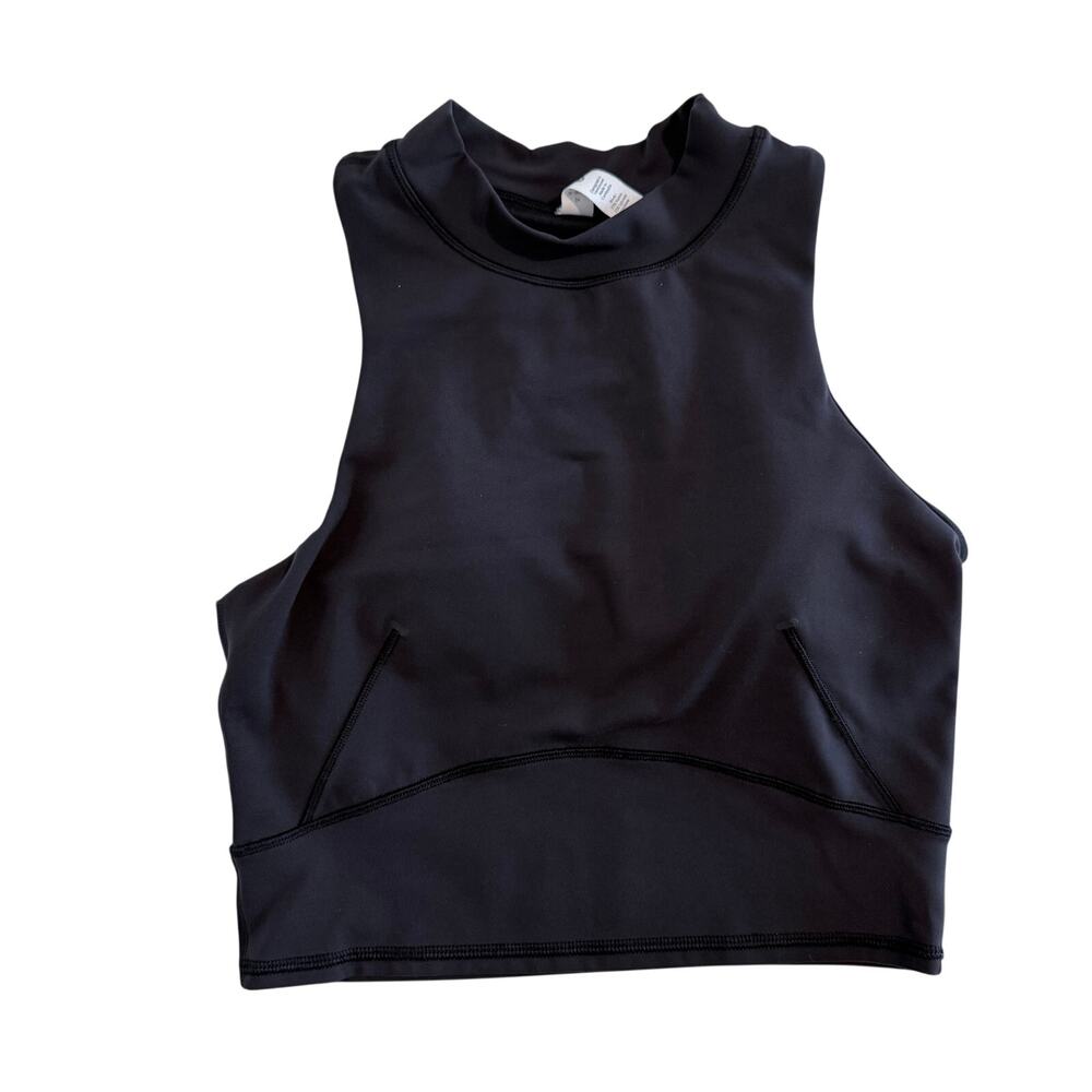 Lululemon Sleeveless Mock Neck Crop Tank — Women's Size 4